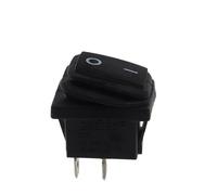 Interruttore a levetta KCD1 1 pz/5 pz 2 posizioni 3 pin con luce/2 posizioni 2 pin senza luce interruttore autobloccante(2pin Black,12V_5PCS)