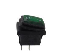 Interruttore a levetta KCD1 1 pz/5 pz 2 posizioni 3 pin con luce/2 posizioni 2 pin senza luce interruttore autobloccante(2pin Green,12V_1PCS)