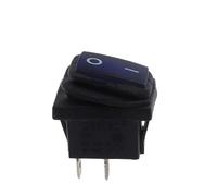Interruttore a levetta KCD1 1 pz/5 pz 2 posizioni 3 pin con luce/2 posizioni 2 pin senza luce interruttore autobloccante(2pin Blue,12V_1PCS)