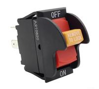 Interruttore a levetta On-Off per seghe da tavolo, trapani e router, facile da installare, autobloccante, PA66, adatto per 489105-00 1343758 PORTER-CABLE 20A 125V Strumenti da officina (4PIN)