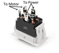 Interruttore A Levetta Reversibile, MOMENTANEO Da Entrambi I Lati, (ON) OFF (ON)