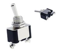 Interruttore a levetta stile KN3A-101, braccio oscillante, 2 pin, 2 marce, ON-OFF, 10 A, 125 V/250 V CA, compatibile con 12 V, 24 V, 48 V, 110 V, 220 V universale(No lamp L)