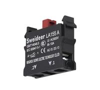 Interruttore a manopola 22mm 1NO/2NO/1NO1NC 2/3 Posizione Autobloccante Pulsante Momentaneo Start Stop Pulsante Impermeabile Rotary Switch 10A(NC Base,2NO,3 Position Self-lock)