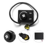 Interruttore a manopola rotante del regolatore manuale del riscaldatore di parcheggio da 12 V, 24 V, 2 kW e 5 kW, adatto per accessori per camion Pannello di controllo del riscaldatore A/C