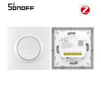 SONOFF Orb-ZBW2L, Zigbee Smart Light Interruttore a 2 vie, WiFi 2,4 GHz, senza conduttore neutro, controllo remoto e vocale, compatibile con Siri, Alexa & Google Assistant, 86 mm x 86 mm, 8 A/pro