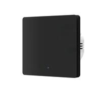 Interruttore A Muro Intelligente WiFi EU Tuya, Interruttore Della Luce Intelligente A Controllo Vocale per Alexa, Controllo Singolo A Tre Vie Nero