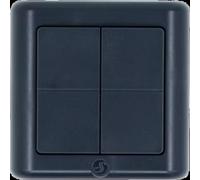Interruttore a muro Shelly BLU Wall Switch 4 ZB DK ZigBee e Bluetooth