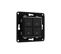 Interruttore a parete 4 tasti nero Shelly interruttore a parete 4 3800235266205