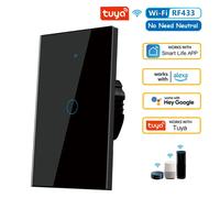 Interruttore a Parete RF433 1/2/3/4 smart wifi Sensore Tattile con luce led