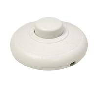 Interruttore a pedale. 2 A/250 V. Colore bianco