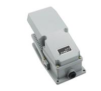 Interruttore a pedale industriale momentaneo, Interruttore a pedale a pedale con ripristino automatico momentaneo Lega di alluminio multicolore 250 V 15 A(Grey Lt 4)