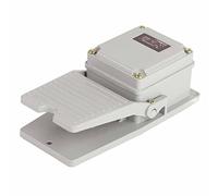 Interruttore a pedale LT3, pedale momentaneo con scocca in alluminio antiscivolo e contatti argentati, interruttore di controllo a pedale industriale robusto per apparecchiature