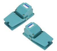 Interruttore a pedale momentaneo da 1 pezzo, CA 250 V 5/15 A, 1 NO/1 NC con pressacavo, apparecchiatura elettrica, guscio in alluminio