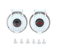 Interruttore a pedale per salpa ancora, funzionamento a mani libere bianche universali su e giù per ancoraggio di navi per barche marine DC 12V 24V Gomma acciaio inossidabile 2