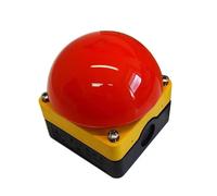 Interruttore a pedale Risponditore IP65 resistente all'acqua Pulsante di arresto emergenza CA/CC Maniglia Premere il piede Autoripristino Contattore avvio bloccato NO/NC(Red Self-reset)