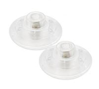 Interruttore A Pedale Rotondo Trasparente, 2 Pezzi Interruttore A Pedale Rotondo 250V/2A In Linea Inter-ruttore A Pedale Con Contatti A Vite Per Lampada Da Terra Lampada Da Plafoniera