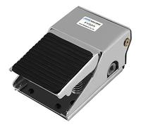 Interruttore a Pedale, Shell in Alluminio Industriale Controller a Pedale Momentaneo Antiscivolo Attrezzatura Macchine Utensili 2-Posizione 3-Port G1/4