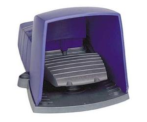 Interruttore a pedale singolo con coperchio blu Harmony XPEB310