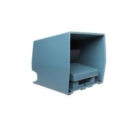 Interruttore a pedale singolo con coperchio blu Harmony XPEM511