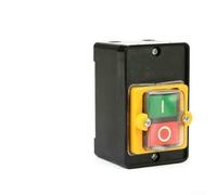 Interruttore a pressione AC 220 V, 380 V, 10 A, on/off autobloccante, verde, per impianti industriali, installazione elettrica