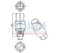 NISSENS 301001 Pressostato aria condizionata