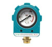 Interruttore a pressione per pompa dell'acqua, 10 bar, per pompa dell'acqua, 220 V, NPT 1/2", con manometro, regolatore di pressione regolabile per pompa sommergibile, pompa centrifuga da giardino e
