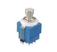 Interruttore a pulsante 1 pz AC 125 V 4 Amp 250 V 2 A 30 V CC Interruttore a pulsante 9 pin Latching 21 mm 3PDT Interruttori a pedale ON/ON 3 poli con LED bicolore(Red and Blue)