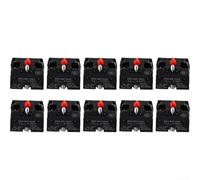 Interruttore a pulsante 10 A, stabile, compatto, industriale e commerciale, parti di ricambio durevoli per manutenzione e riparazione