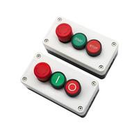 Interruttore a pulsante 10A 600V Scatola di controllo Pulsante Indicatore luminoso Punto di ripristino arresto di emergenza 1 PZ(One-circle)