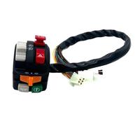 Interruttore a pulsante 22mm 7/8 "Interruttori Di Modifica Moto Multifunzionale Clacson Faro Indicatore Di Direzione Avviamento Elettrico Spegnimento Pulsante Manubrio