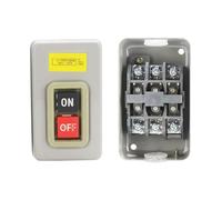 Interruttore a pulsante 3P Interruttore a pulsante di controllo alimentazione Interruttore a pulsante di avvio del motore a bloccaggio trifase BS211B BS216 BS230 10A 380V Avvio Arresto ON-OFF(BS230B)
