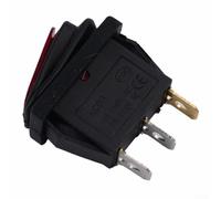 Interruttore a pulsante a bilanciere KCD3 3Pin con LED 15A 250V 20A 125V AC per la gestione dell'alimentazione on off nei sistemi elettrici