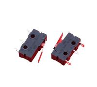 Interruttore a pulsante a sfioramento for mouse 3P NO/NC Interruttore di fine corsa del rullo della puleggia 5A250V16A125V Connettore del rullo di apertura e chiusura(E,2PCS)