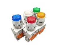 Interruttore a pulsante autobloccante/autoripristinante da 22 mm LAY37-11DN/LAY37-11DNZS con luce 10 A/660 V(Green,SELF-LOCKING_220 V)