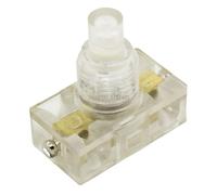 Interruttore a pulsante con microinterruttore di reset autobloccante FMS01 315 for interruttore a pedale FFS01(Blanc,Self-lock)