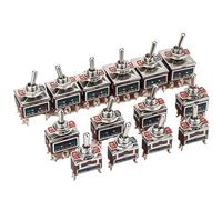 Interruttore a pulsante con reset automatico/autobloccante 2/3/4/6/8/9/12 pin Pin in rame 32A 250VAC Interruttore a pulsante (1021)