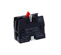 Interruttore a pulsante con ripristino automatico XB2 piccolo fungo di arresto di emergenza Manopola da 22 mm Avviamento a chiave Accensione lenta XB2-BS542 XB2-BA31 XB2-BA42(NC BASE)