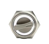 Interruttore a pulsante da 22 mm a 2 o 3 posizioni, DPDT, illuminato, selettore rotativo in metallo con LED, impermeabile, 5 V, rosso, verde, bianco(White Led,LATCHING_3 POSITION_220V)