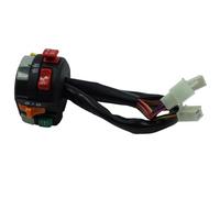 Interruttore a pulsante del clacson Moto 7/8 "22mm Manubrio Controllo Interruttore Montaggio Indicatore di direzione Clacson Accensione Inizio Kill Pulsanti sorpasso