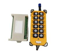 Interruttore A Pulsante Della Gru 3000m DC12V 24V 12CH Radiocomando RF Telecomando Wireless Di Gru A Ponte Ricevitore Pulsante Numerico Telecomando(24V)
