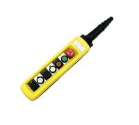 interruttore a pulsante della gru Interruttore di controllo del pulsante sollevamento della zucca motorizzato Gru a velocità singola che guida maniglia remota Tipo impermeabile(1,Single speed)