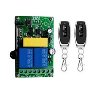 Interruttore A Pulsante Della Gru Modulo Relè Ricevitore For Interruttore Di Controllo Remoto A 2 Canali 10A For Motore Di Porta Da Garage(Set-2)