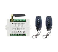 Interruttore A Pulsante Della Gru Modulo Ricevitore Multifunzione A Relè 2CH EV1527, Telecomando Wireless, Interruttore Remoto For Motore CC Fai Da Te(Zet-2)