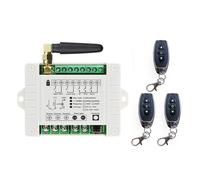 Interruttore A Pulsante Della Gru Modulo Ricevitore Multifunzione A Relè 2CH EV1527, Telecomando Wireless, Interruttore Remoto For Motore CC Fai Da Te(Set-3)
