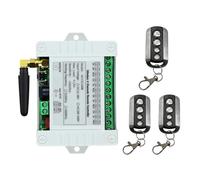 Interruttore A Pulsante Della Gru Modulo Ricevitore Relè 4CH 10A Con Interruttore Di Controllo Remoto Wireless Con Trasmettitore RF A 4 Canali(SET-3)