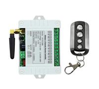 Interruttore A Pulsante Della Gru Modulo Ricevitore Relè 4CH 10A Con Interruttore Di Controllo Remoto Wireless Con Trasmettitore RF A 4 Canali(SET-1)