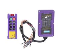 Interruttore a Pulsante della Gru, Risposta Rapida Raggio di Lavoro di 300 M Segnale Stabile Indicatore LED del Telecomando della Gru 8 Pulsanti IP67 (24V)