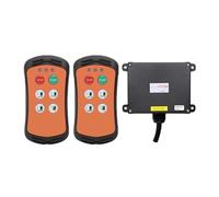 Interruttore A Pulsante Della Gru Telecomando Radio For Gru Industriale Senza Fili A 4 Pulsanti, Controller For Camion Idraulico, Sponda Idraulica(Orange,2T 1R_DC 12-24V)