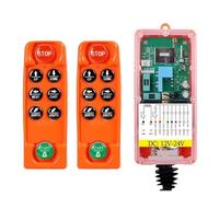 Interruttore A Pulsante Della Gru Telecomando Universale For Gru Industriale Con Radio E Ricevitore Wireless A 6 Pulsanti(DC12V-24V 2T1R)
