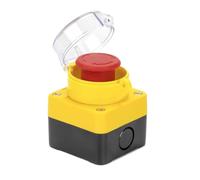 Interruttore a pulsante di arresto di emergenza con testa a fungo rossa 10A Interruttore for ascensore Attrezzatura Ascensore Blocco automatico con coperchio di protezione